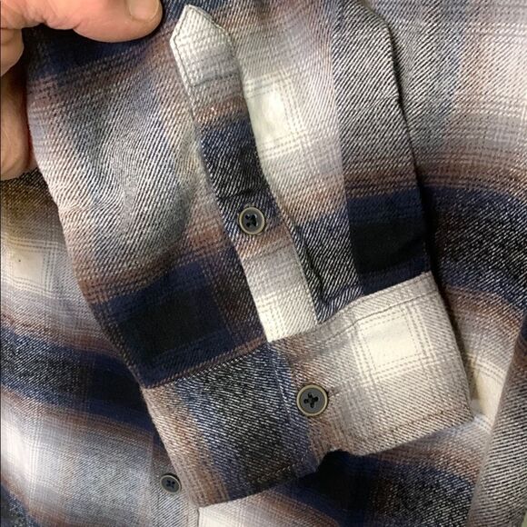 JACHS, Men's Black and Gray Plaid Shirt, NWT - Picture 5 of 10